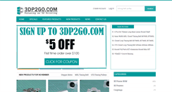 Desktop Screenshot of 3dp2go.com