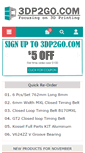 Mobile Screenshot of 3dp2go.com